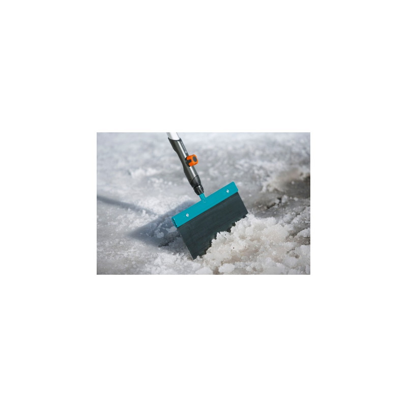 GARDENA combisystem Stoßscharre 30 , Schneeschieber(türkis/schwarz, 30cm)