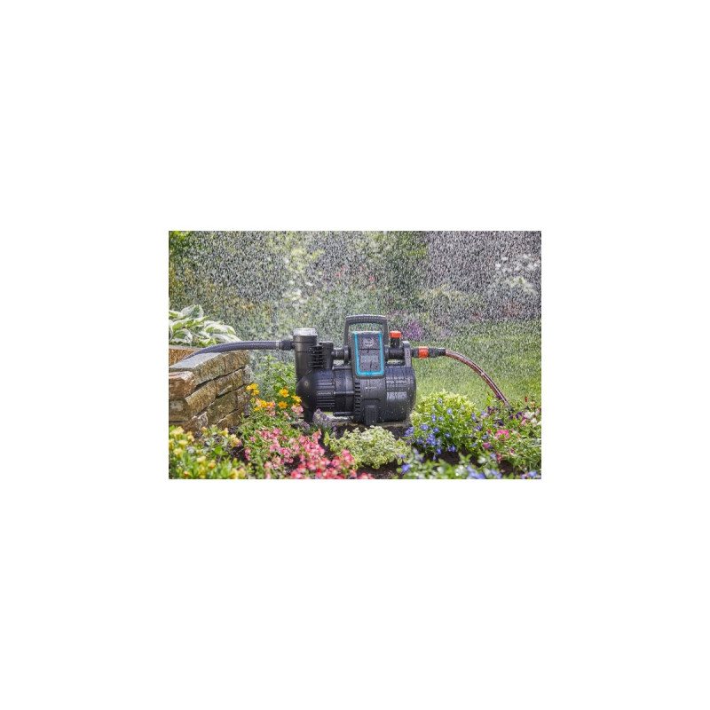 GARDENA smart Haus- & Gartenautomat 5000/5 Set, Pumpe(schwarz, 1.300 Watt, mit GARDENA smart Gateway)
