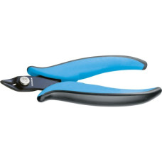 GEDORE Miniatur Elektronik-Seitenschneider 1829017, Schneid-Zange(schwarz/blau, ohne Fase)