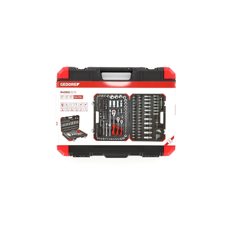 GEDORE Red Steckschlüssel-Satz, 1/4