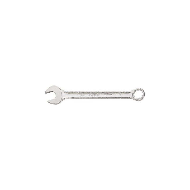 GEDORE Ring-Maulschlüssel 7 22, UD-Profil 22mm, Schraubenschlüssel(chrom, Ringseite 15° abgewinkelt)