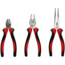 GEDORE red Zangen-Satz 2K-Griff, 3-teilig, Zangen-Set(rot/schwarz)