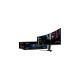 GIGABYTE AORUS CO49DQ, Gaming-Monitor(124.4 cm (49 Zoll), schwarz, DQHD, Curved, USB-C, AMD Free-Sync Premium Pro, 144Hz Panel)