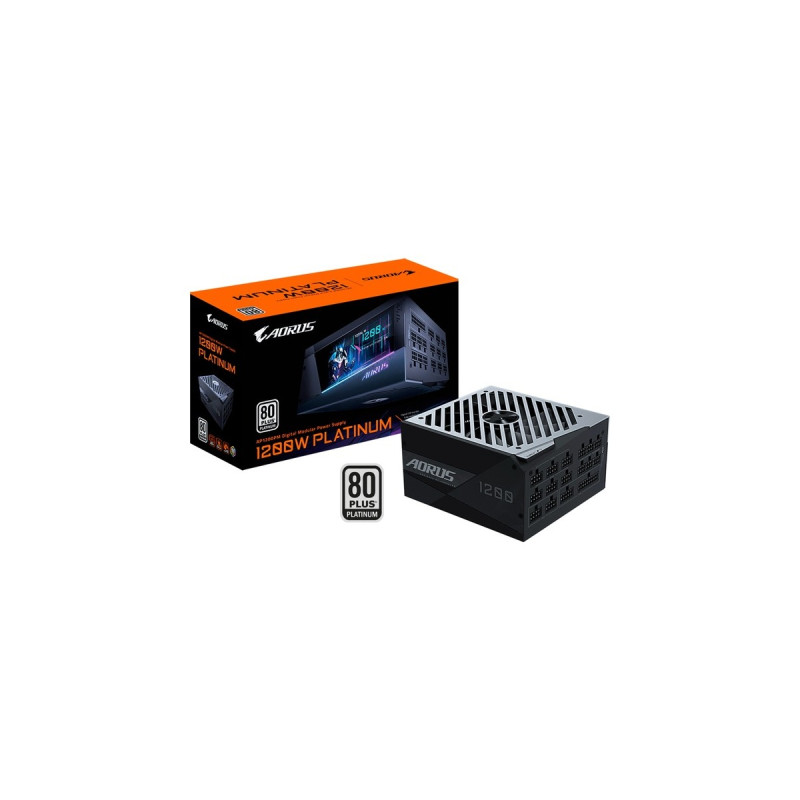 GIGABYTE AORUS P1200W 80+ PLATINUM Modular, PC-Netzteil(schwarz, 1200 Watt)