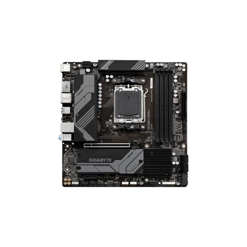 GIGABYTE B650M DS3H, Mainboard(dunkelbraun)
