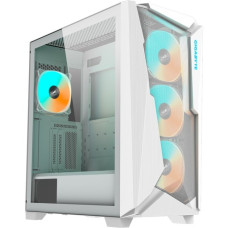 GIGABYTE C301 GW V2, Tower-Gehäuse(weiß, Tempered Glass)