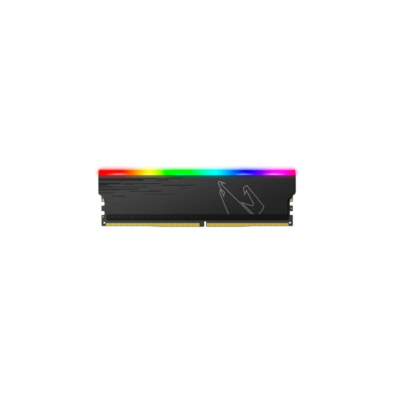 GIGABYTE DIMM 16 GB DDR4-3733 (2x 8 GB) Dual-Kit, Arbeitsspeicher(grau, GP-ARS16G37, AORUS RGB, INTEL XMP)