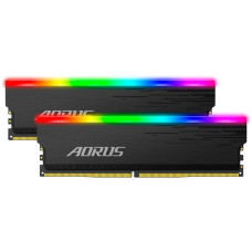 GIGABYTE DIMM 16 GB DDR4-3733 (2x 8 GB) Dual-Kit, Arbeitsspeicher(grau, GP-ARS16G37D, AORUS RGB, INTEL XMP)