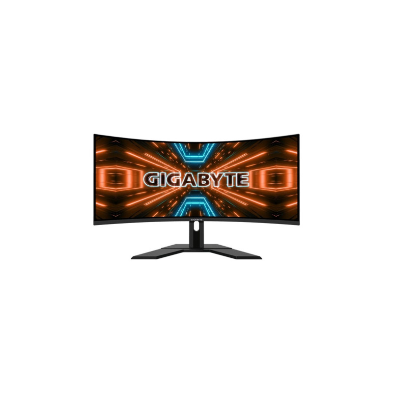 GIGABYTE G34WQC A, Gaming-Monitor(86 cm (34 Zoll), schwarz, WQHD, VA,Adaptive-Sync, HDR, 144Hz Panel, Outlet)