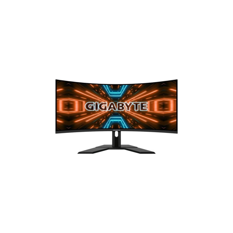 GIGABYTE G34WQC A, Gaming-Monitor(86 cm (34 Zoll), schwarz, WQHD, VA,Adaptive-Sync, HDR, 144Hz Panel)