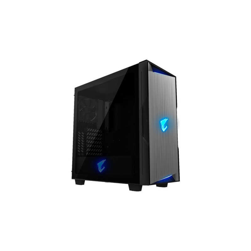 GIGABYTE GB-AC300G, Tower-Gehäuse(schwarz, Tempered Glass)