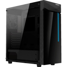 GIGABYTE GB-C200G, Tower-Gehäuse(schwarz, Tempered Glass)