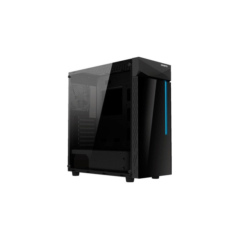 GIGABYTE GB-C200G, Tower-Gehäuse(schwarz, Tempered Glass)