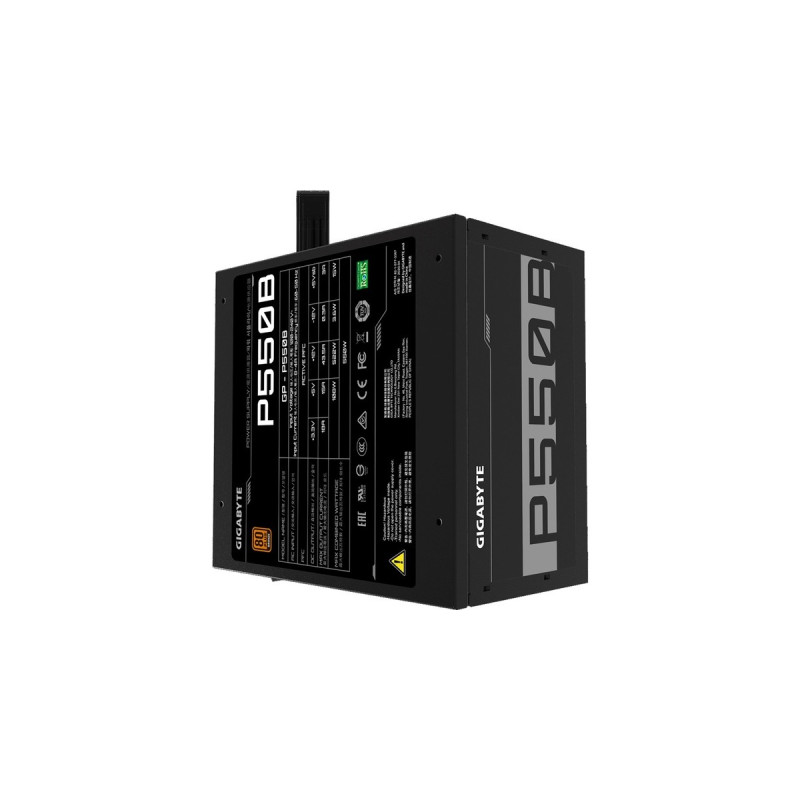 GIGABYTE GP-P550B, PC-Netzteil(schwarz, 2x PCIe, 550 Watt)