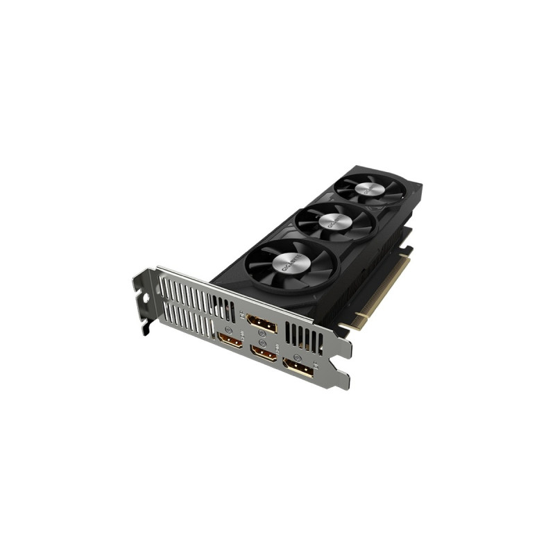 GIGABYTE GeForce 4060 OC Low Profile 8G, Grafikkarte(weiß, DLSS 3, 2x DisplayPort, 2x HDMI 2.1)