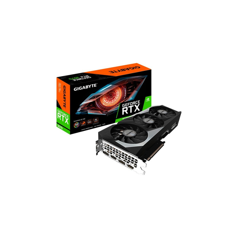 GIGABYTE GeForce RTX 3070 Gaming OC 8G LHR, Grafikkarte(Lite Hash Rate, 2x DisplayPort, 2x HDMI, Outlet)