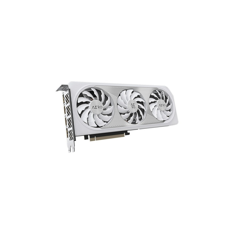 GIGABYTE GeForce RTX 4060 AERO OC, Grafikkarte(weiß, DLSS 3, 2x DisplayPort, 2x HDMI 2.1)
