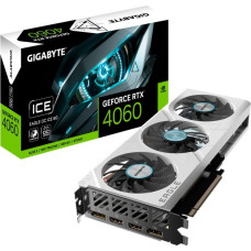 GIGABYTE GeForce RTX 4060 EAGLE ICE, Grafikkarte(DLSS 3, 2x DisplayPort, 2x HDMI 2.1)