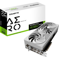 GIGABYTE GeForce RTX 4080 SUPER AERO OC 16G, Grafikkarte(weiß, DLSS 3, 3x DisplayPort, 1x HDMI 2.1)