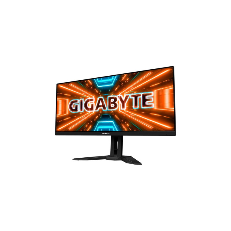 GIGABYTE M34WQ, Gaming-Monitor(86 cm (34 Zoll), schwarz, WQHD, IPS, HDR, AMD Free-Sync, 144Hz Panel)