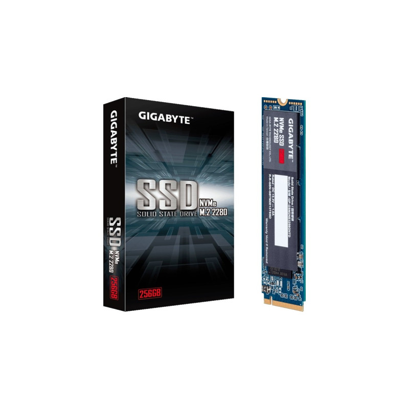 GIGABYTE NVMe SSD 256 GB(PCIe 3.0 x4, NVMe 1.3, M.2 2280)