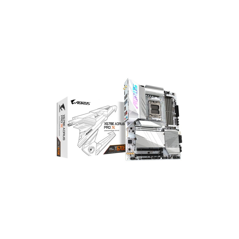 GIGABYTE X670E AORUS PRO X, Mainboard(weiß)