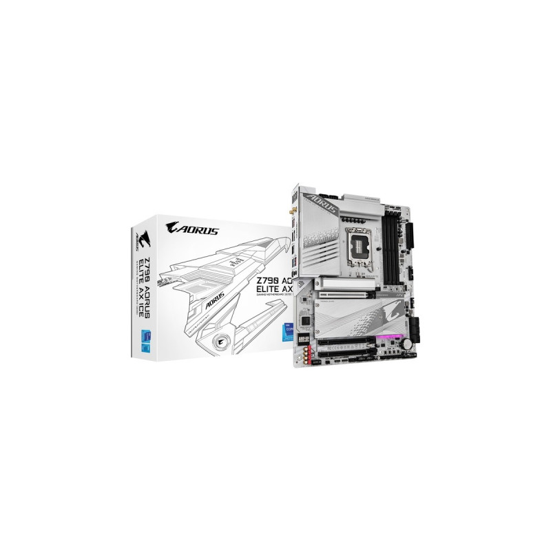 GIGABYTE Z790 AORUS ELITE AX ICE, Mainboard(weiß)