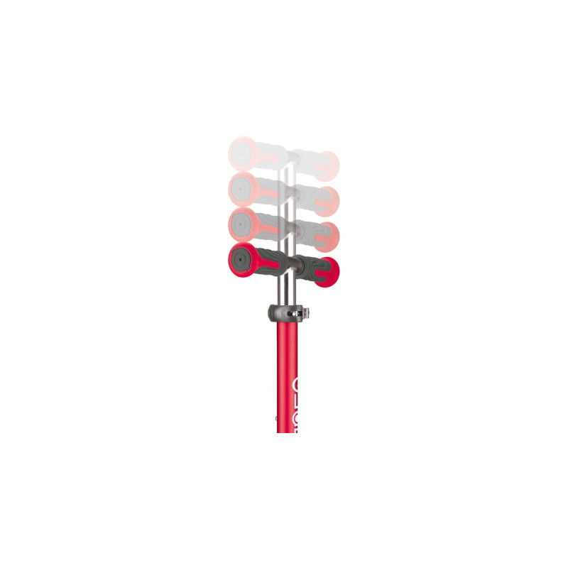 GLOBBER Elite Deluxe mit Leuchtrollen, Scooter(rot, Outlet)