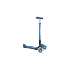 GLOBBER Elite Deluxe mit Leuchtrollen, Scooter(blau)
