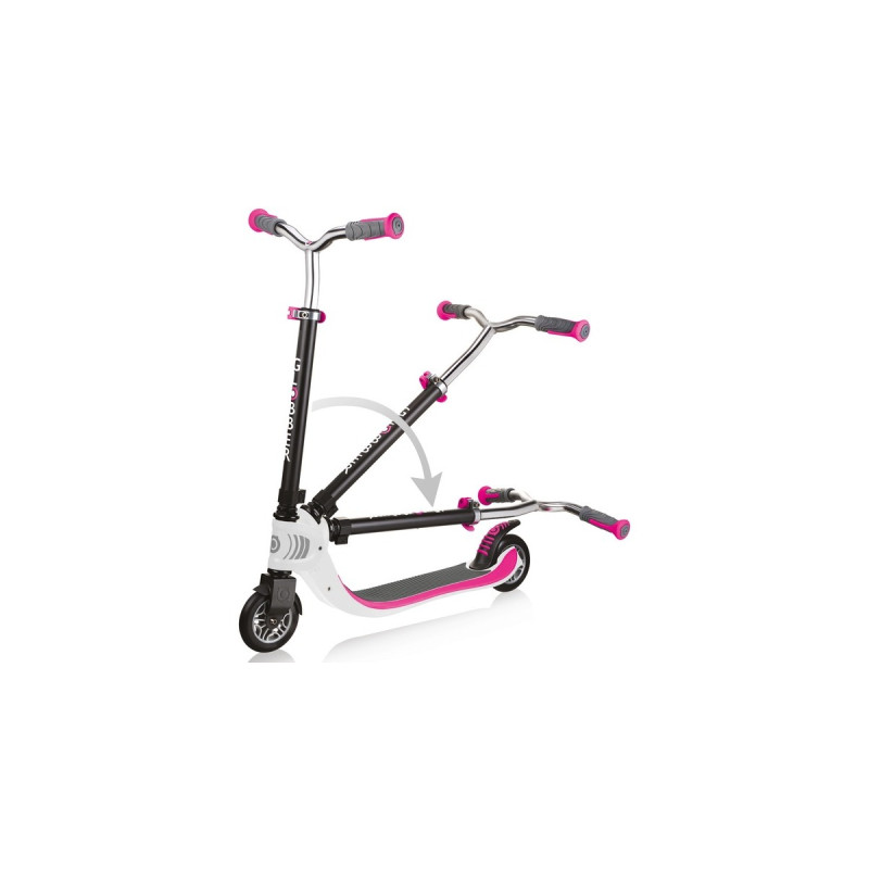 GLOBBER Flow foldable 125, Scooter(pink/weiß)