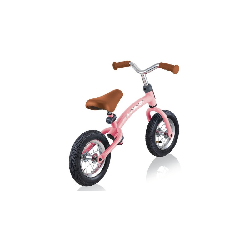 GLOBBER Go Bike Air, Laufrad(pink, mit Luftreifen)