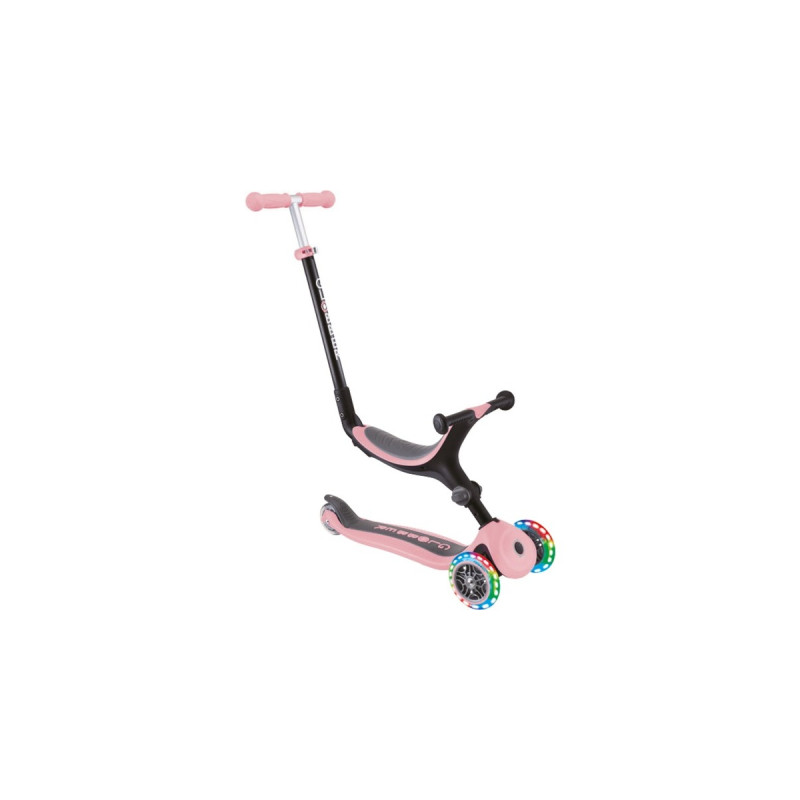 GLOBBER Go-Up Foldable Lights, Scooter(pink)
