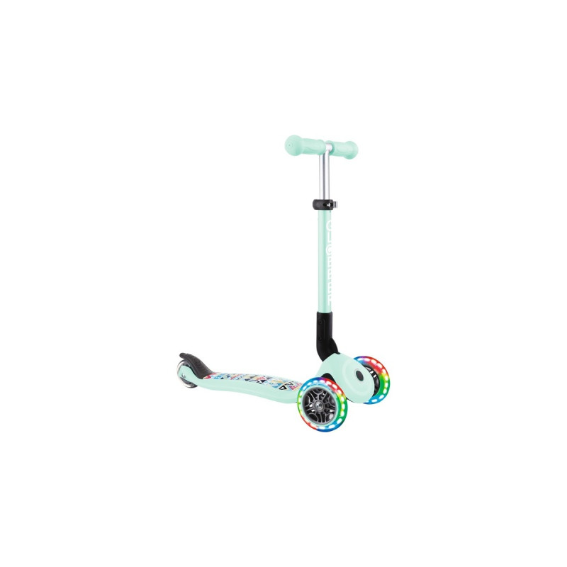 GLOBBER Junior Foldable Fantasy Lights, Scooter(mint, mint-Tribal)