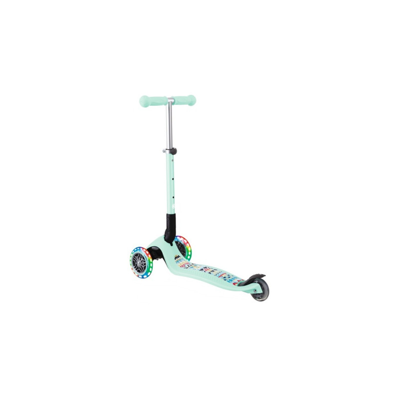 GLOBBER Junior Foldable Fantasy Lights, Scooter(mint, mint-Tribal)