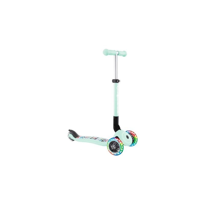 GLOBBER Junior Foldable Fantasy Lights, Scooter(mint, mint-Tribal)