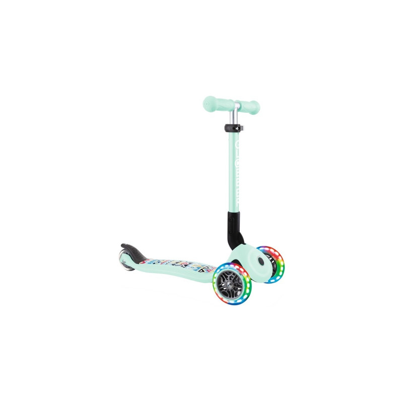 GLOBBER Junior Foldable Fantasy Lights, Scooter(mint, mint-Tribal)