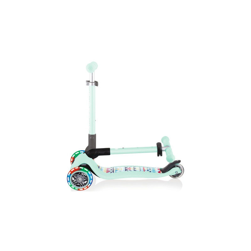 GLOBBER Junior Foldable Fantasy Lights, Scooter(mint, mint-Tribal)