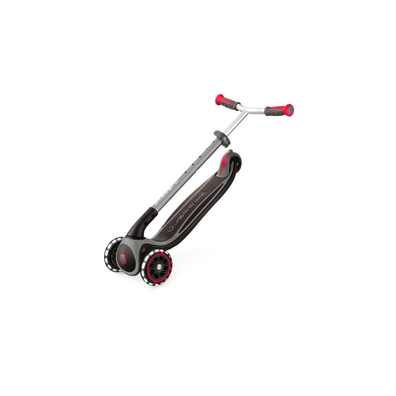 GLOBBER Master Lights, Scooter(schwarz/rot)