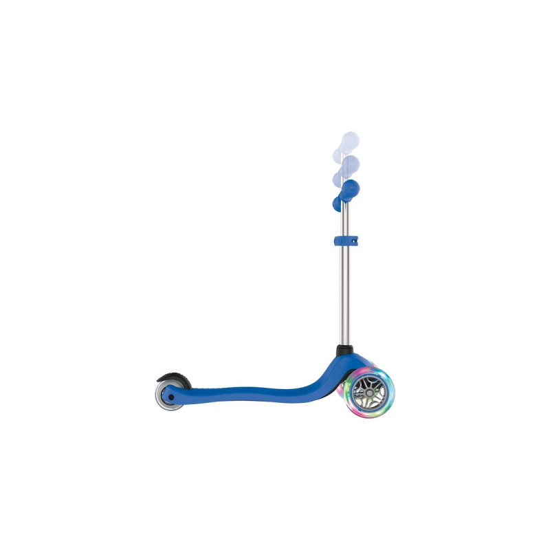 GLOBBER Primo Lights mit Leuchtrollen, Scooter(blau)