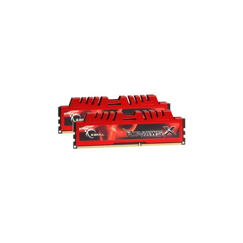 G.Skill DIMM 16 GB DDR3-1600 (2x 8 GB) Dual-Kit, Arbeitsspeicher(F3-12800CL10D-16GBXL, RipjawsX, Lite Retail)