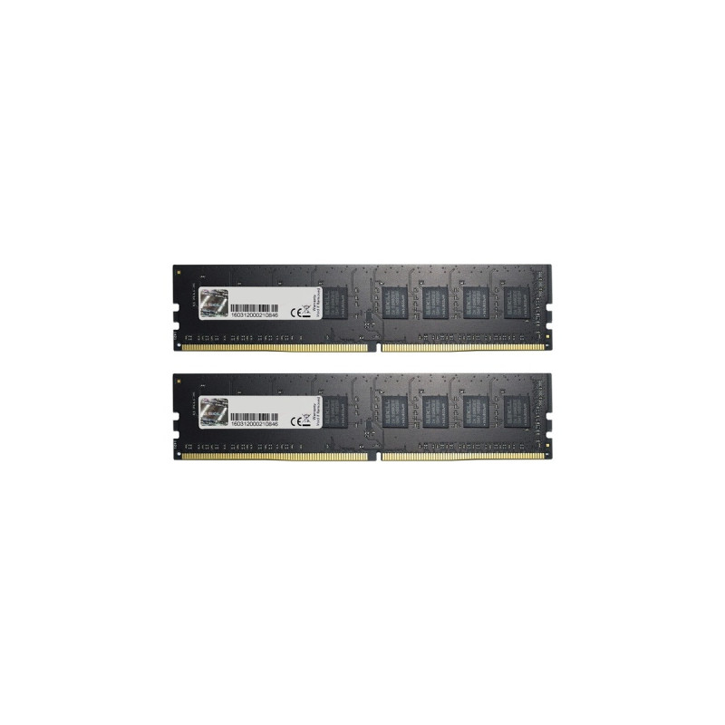 G.Skill DIMM 16 GB DDR4-2666 (2x 8 GB) Dual-Kit, Arbeitsspeicher(schwarz, F4-2666C19D-16GNT, Value)