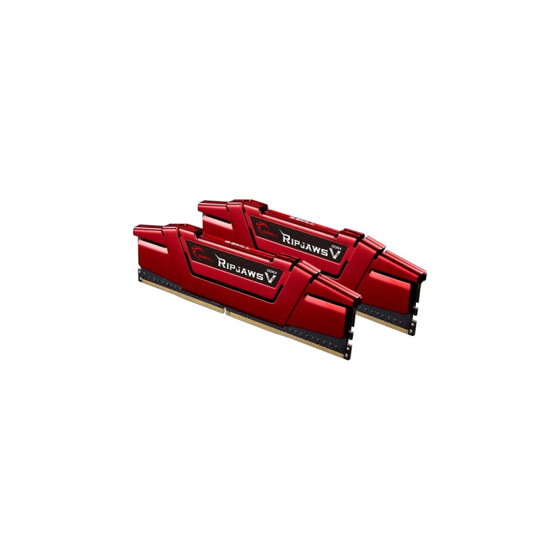 G.Skill DIMM 16 GB DDR4-3000 (2x 8 GB) Dual-Kit, Arbeitsspeicher(rot, F4-3000C16D-16GVRB, Ripjaws V, INTEL XMP)
