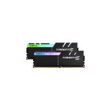 G.Skill DIMM 16 GB DDR4-3200 (2x 8 GB) Dual-Kit, Arbeitsspeicher(schwarz, F4-3200C16D-16GTZR, Trident Z RGB, INTEL XMP)