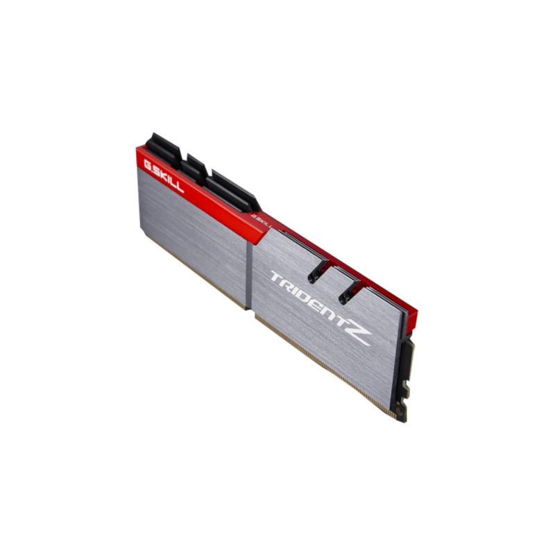 G.Skill DIMM 16 GB DDR4-3200 (2x 8 GB) Dual-Kit, Arbeitsspeicher(grau/rot, F4-3200C16D-16GTZB, Trident Z, INTEL XMP)