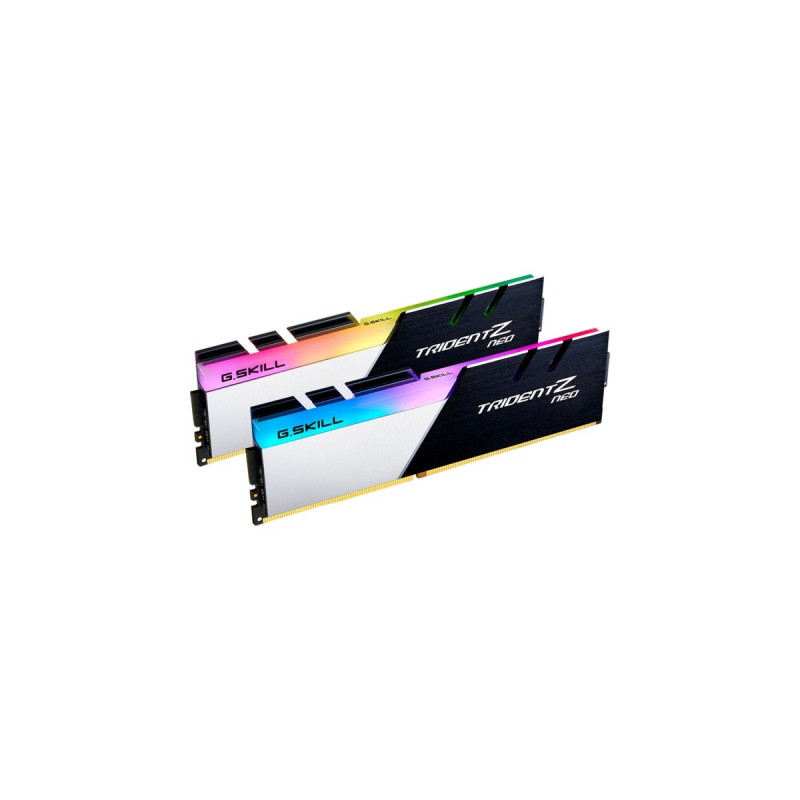 G.Skill DIMM 16 GB DDR4-4000 (2x 8 GB) Dual-Kit, Arbeitsspeicher(schwarz/silber, F4-4000C14D-16GTZN, Trident Z Neo, INTEL XMP)
