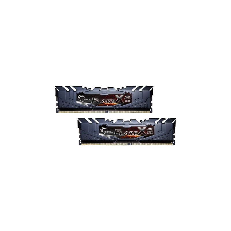 G.Skill DIMM 32 GB DDR4-2400 (2x 16 GB) Dual-Kit, Arbeitsspeicher(F4-2400C15D-32GFX, Flare X, INTEL XMP)