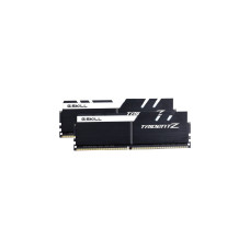 G.Skill DIMM 32 GB DDR4-3200 (2x 16 GB) Dual-Kit, Arbeitsspeicher(schwarz/weiß, F4-3200C16D-32GTZKW, Trident Z, INTEL XMP)