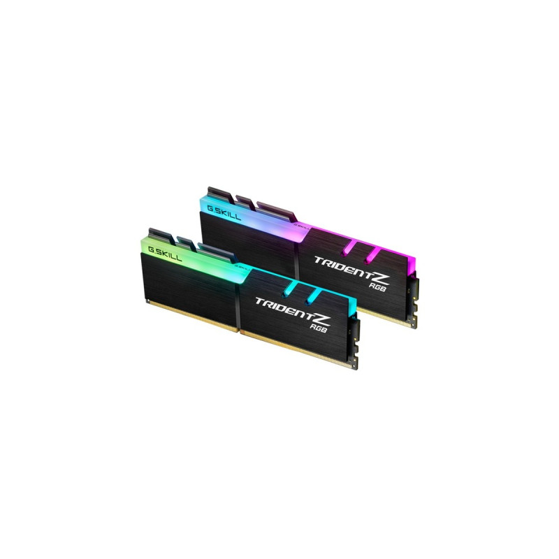 G.Skill DIMM 32 GB DDR4-3200 (2x 16 GB) Dual-Kit, Arbeitsspeicher(schwarz, F4-3200C16D-32GTZR, Trident Z RGB, INTEL XMP)