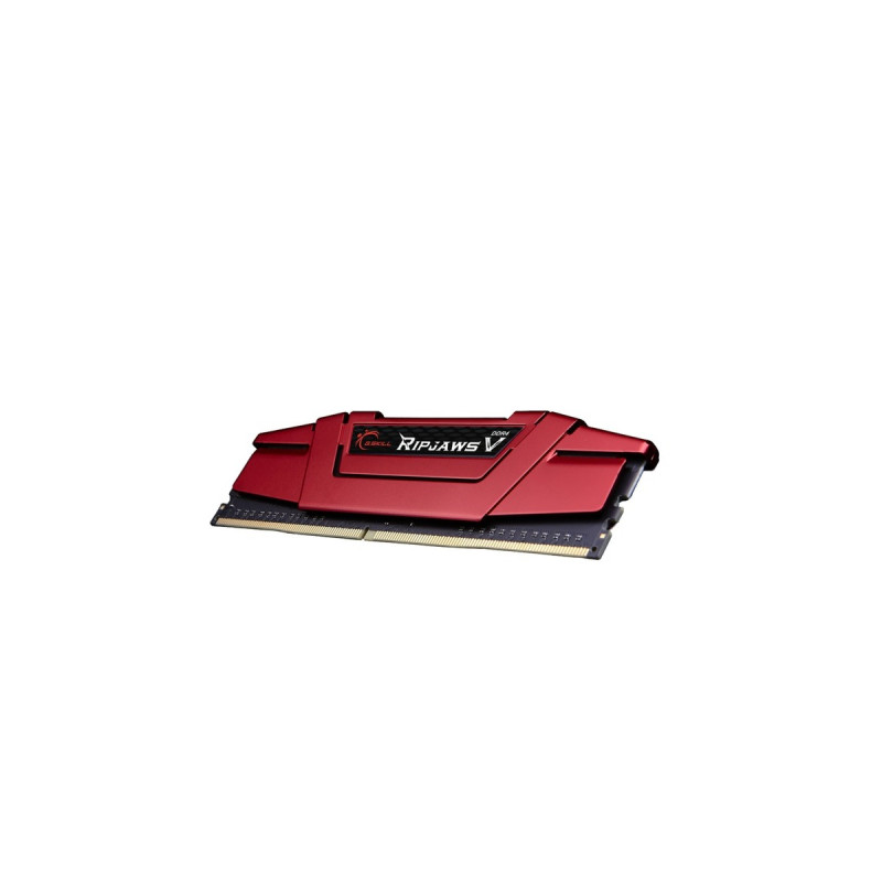 G.Skill DIMM 32 GB DDR4-3200 (2x 16 GB) Dual-Kit, Arbeitsspeicher(F4-3200C14D-32GVR, Ripjaws V, INTEL XMP)