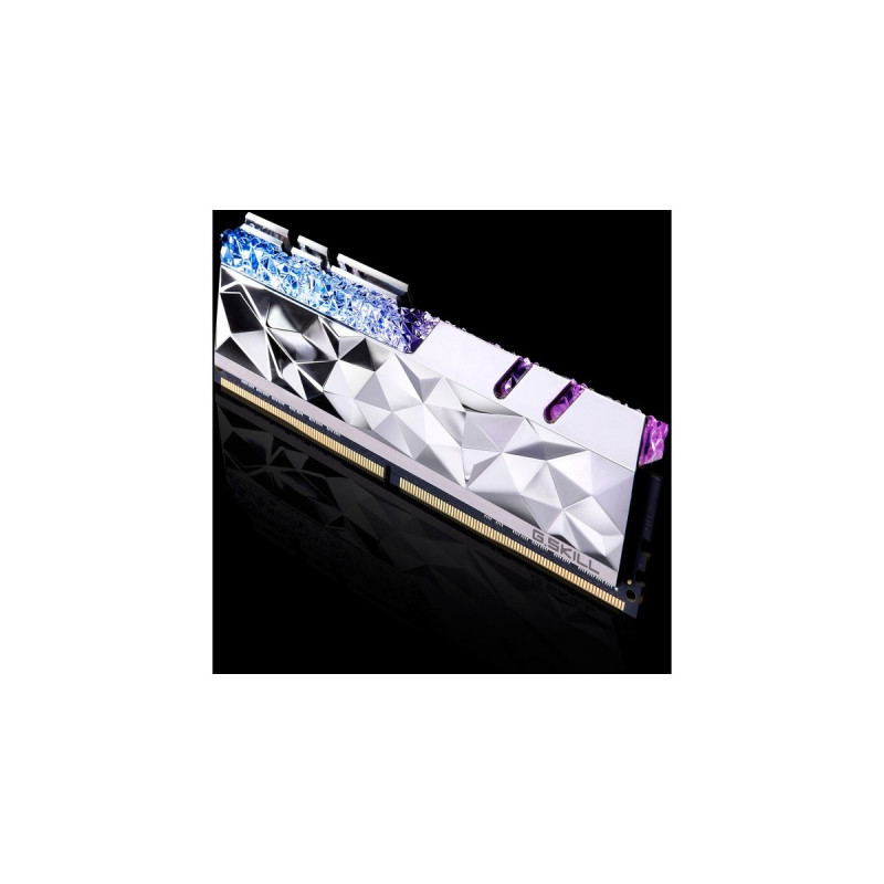 G.Skill DIMM 32 GB DDR4-3600 (2x 16 GB) Dual-Kit, Arbeitsspeicher(silber/weiß, F4-3600C14D-32GTESA, Trident Z Royal Elite, INTEL XMP)